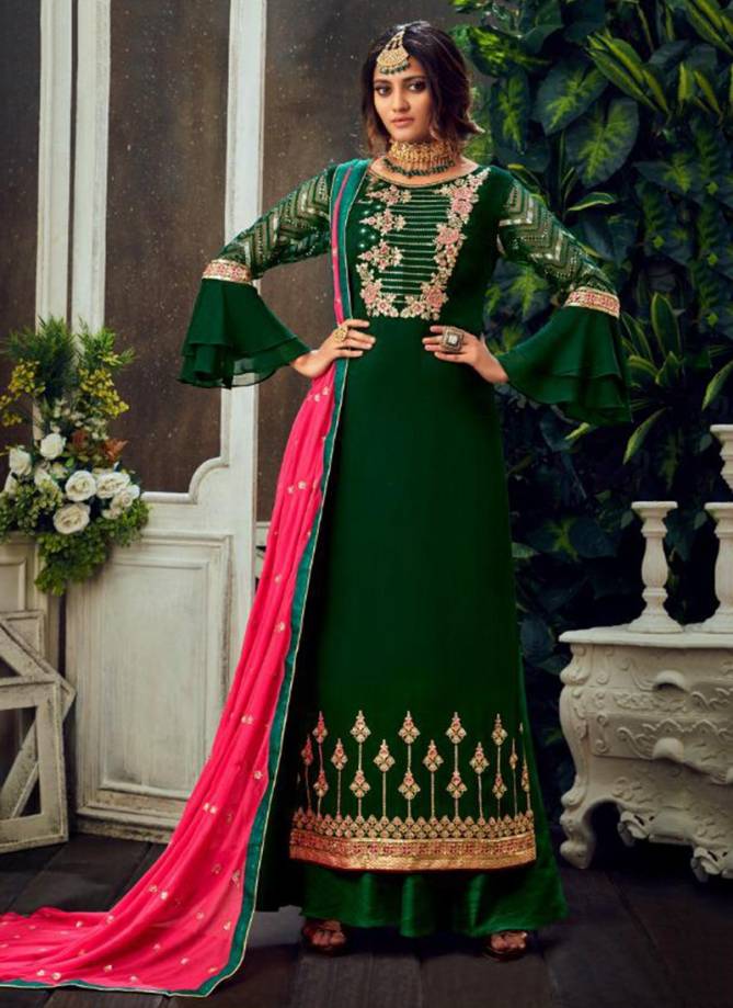 HOTLADY MAHIKA Fancy Designer Heavy Festive Wear Georgette With Heavy Embroidery Work Salwar Suit Collection